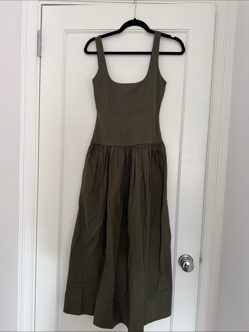 Banana Republic Olive Green Midi Dress - Picture 1 of 4